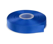 1 Inch Wide Double Face Satin Ribbon - 50 Yards 352-Classic Blue