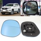 For Toyota Prado 04-18 Side View Door Mirror Blue Glass With Base Heated 1 Pair