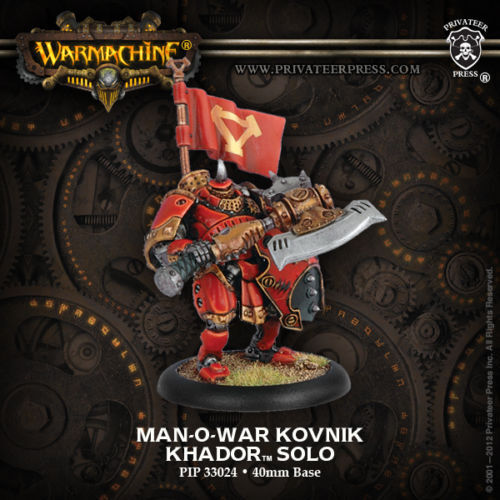 Warmachine: Khador Man-O-War Kovnik Solo PIP 33024 NEW - 第 1/1 張圖片
