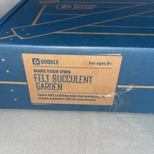 Doodle Crate KiwiCo Felt Succulent Garden Kiwi Crate Craft Toy Kit NEW