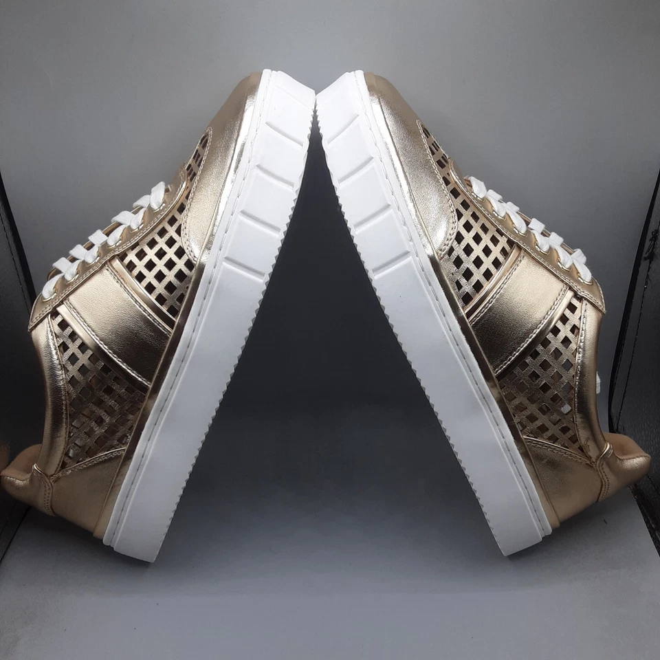 Zapatillas Mujer Vince Camuto Raiden 10M Cuero Dorado Egipcio A230 Foto 4 de 4