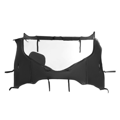 For 2016 - 2025 Honda Pioneer 1000/1000-5P Soft Black Rear Window w/Roll-Up Vent - Picture 6 of 15