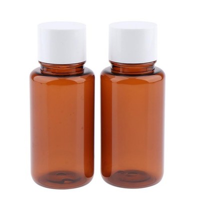 2 Stück leere PET Make-up Lotion Toner Flaschen Reise Nachfüllbar Behälter 200ml