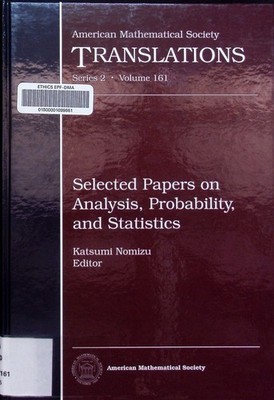 Selected papers on analysis, probability, and statistics Katsumi Nomizu, ed.. Tr