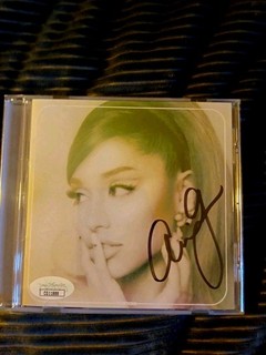 JSA Authenticated Ariana Grande Signed Position Cd Cover