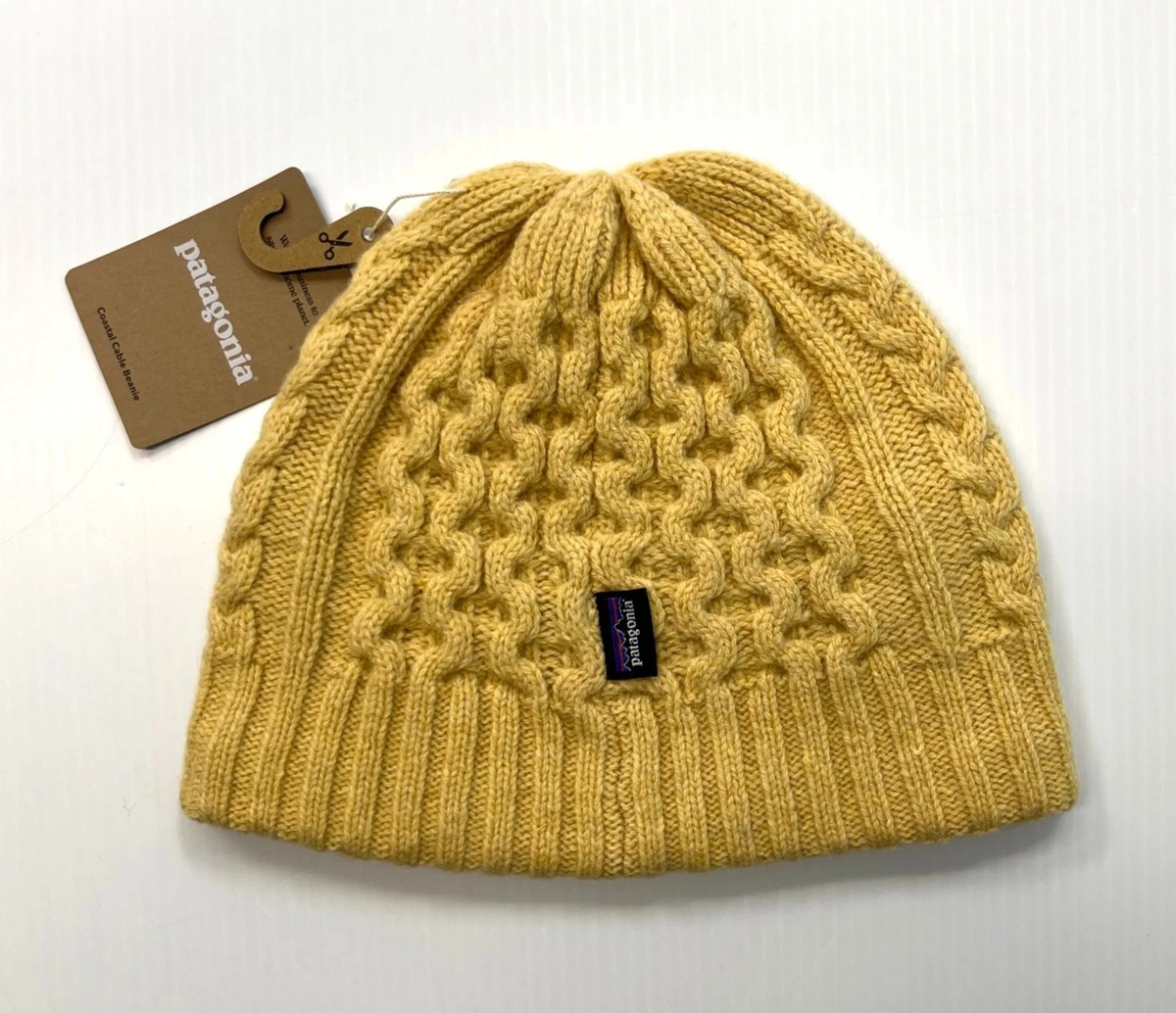 NEW PATAGONIA coastal cable beanie in beeswax tan Everyday Beanie – Sports Basement main image 4