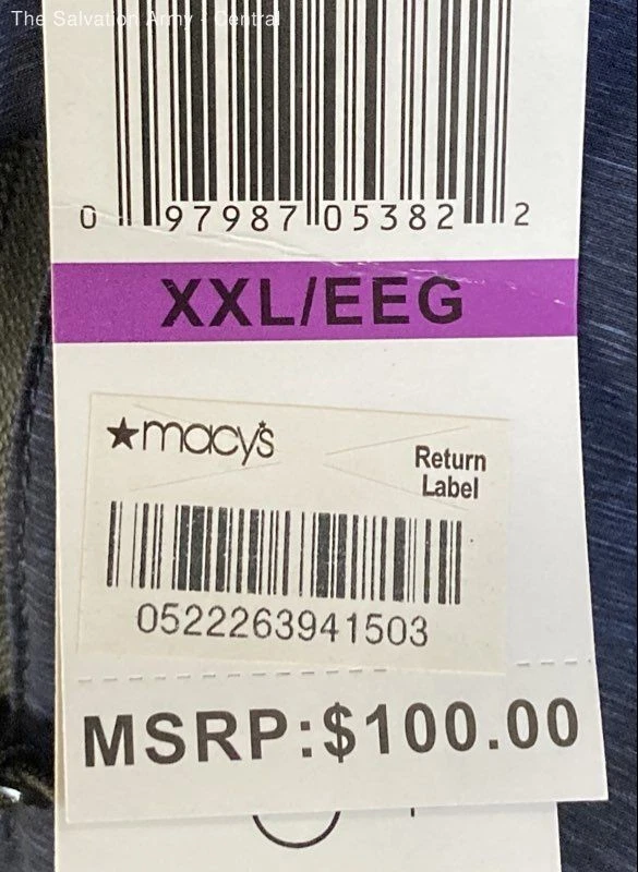 32 Degrees Cool Mens Blue Long Sleeve Full-Zip Hooded Rain Jacket Size 2XL - Image 3 of 4