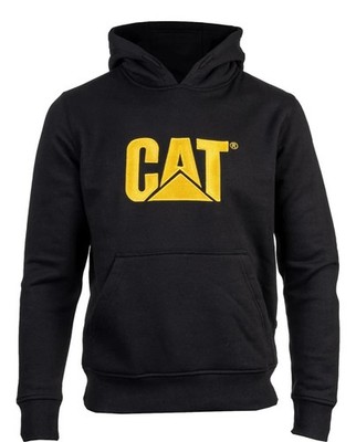 Caterpillar Trademark Herren schwarz Arbeit Pull Over Sweat Shirt Hoodie