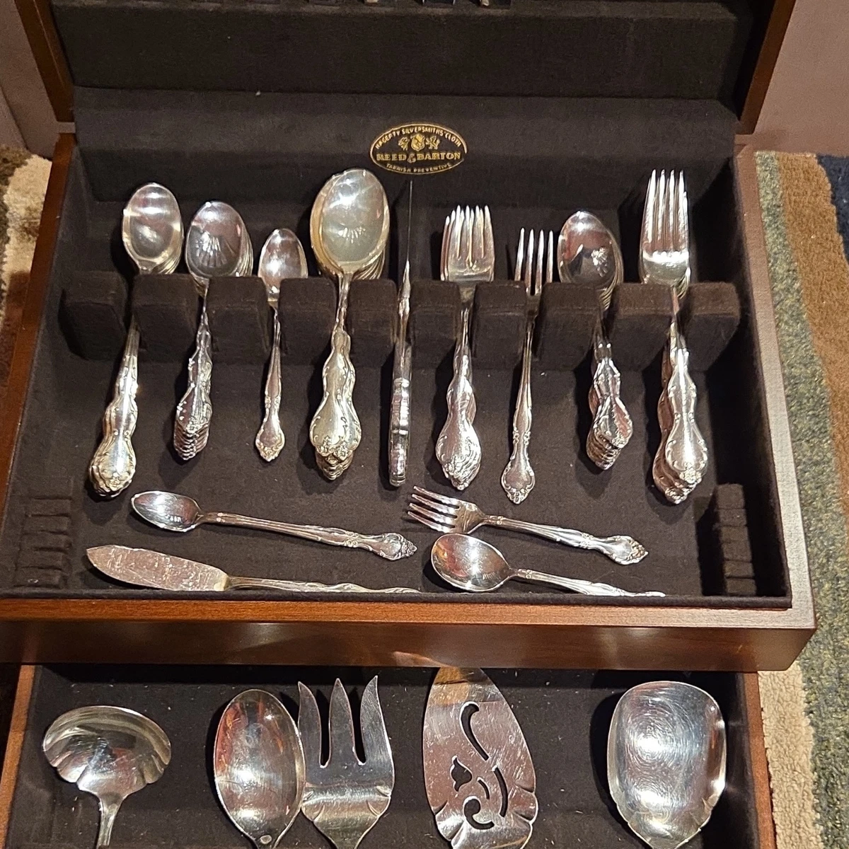 Reed & Barton The Ansonia バケツ Reed & Barton Set with Serving Piece Flatware Sets for sale | eBay