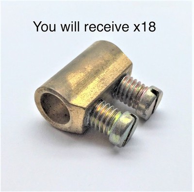 Clipsal 562K Earth Wire Connectors 2-Screw For 3x10mm Square Cable  x18