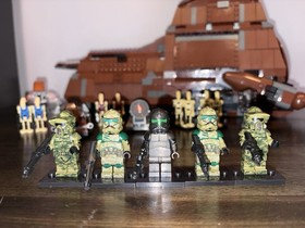 BRICKZ Custom Star Wars MTT 7662 + Kashyyyk Troopers & 1 Lego B2 Battle Droid
