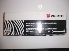 Ratschen-Ringmaulschlüsselsatz 8-tlg. Ringschlüssel Schraubenschlüssel WÜRTH