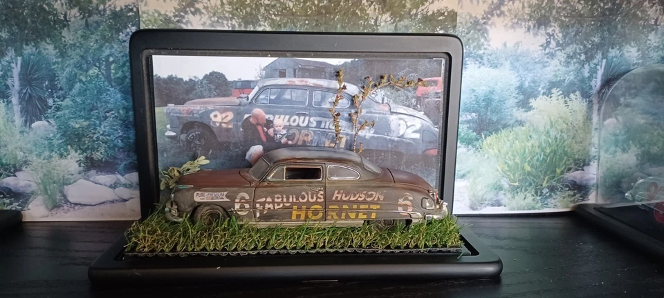 Franklin Mint 1951 Hudson Hornet Nascar junkyard - Image 4 of 4