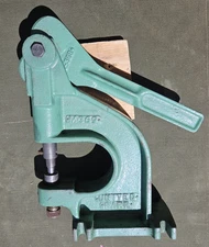 Vintage United Carr Fastener Press M369 Nice Vintage Condition - WORKS!