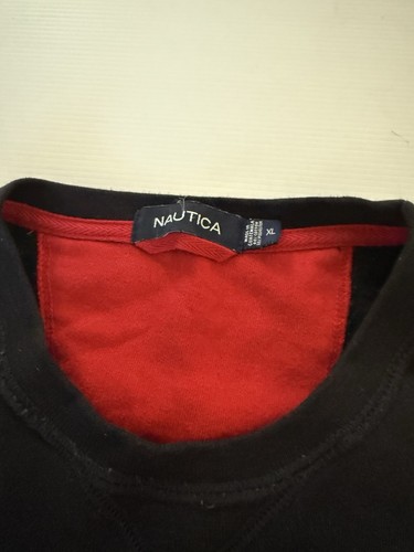 Nautica Men’s Sweater Jumper Size XL Long Sleeve Crew Neck Black - Picture 5 of 7