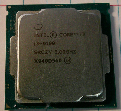 Intel Core i3-9100 desktop processor