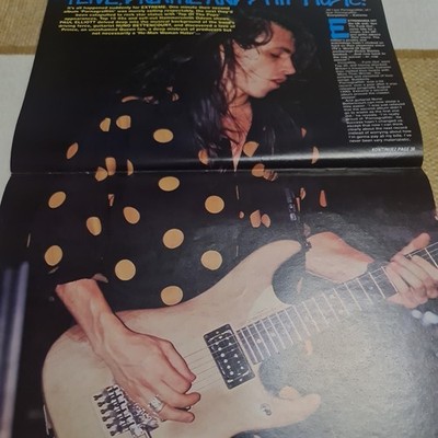 A3 large NUNO BETTENCOURT EXTREME 80S 90S POSTER KERRANG MAGAZINE