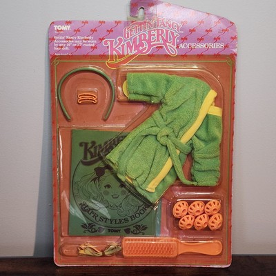 Vintage 1984 Tomy Kimberly Getting Fancy Outfit 16'' Doll New Tomy No. 2101