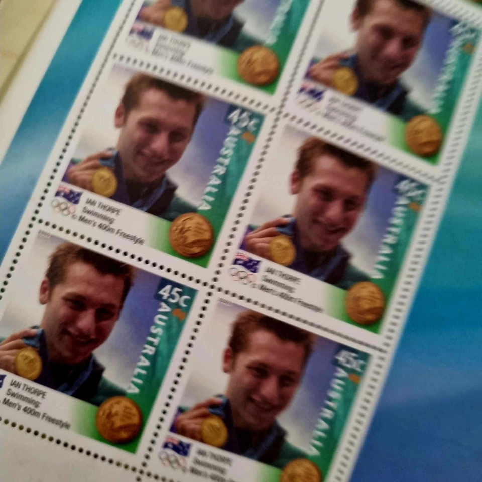 Sydney 2000 Olympic Gold Medalist Stamp Series Unopened–Australia Post Set Rare - Image 2 of 4