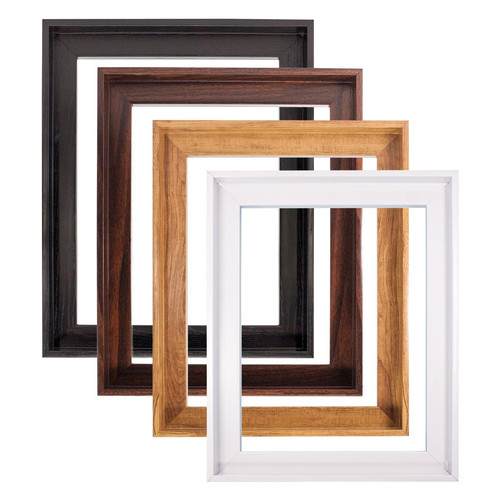 Floater Frame - Modern Art Picture Frame for Finished Canvas - 12x24 inches -...