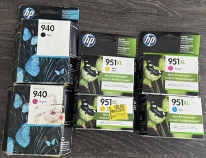 HP Printer Ink Lot of 6 - New *Expired*