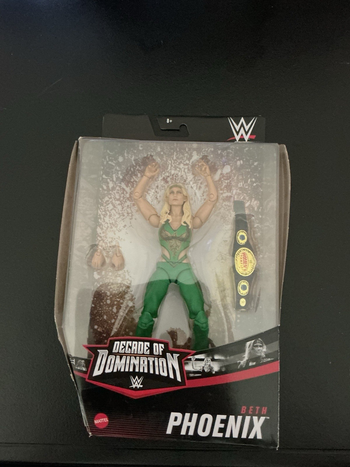 WWE Mattel Beth Phoenix Decade of Domination Elite Action Figure DMG Pkg