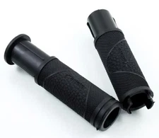Ariete Alu-Rub Grips - Black - Perforated Motorcycle Street Bike 13905 904677