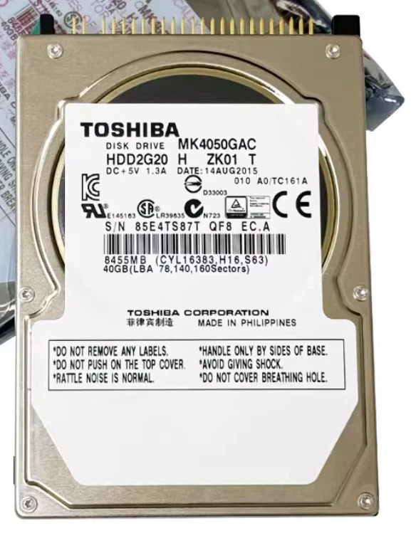 1Pcs Suitable for 40GB built-in 2.5" MK4050GAC temperature control hard drive - Image 3 of 3