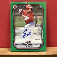 2026 1st Bowman Auto Coy James Nationals #BPA-CJ Green #63/99 RC AU