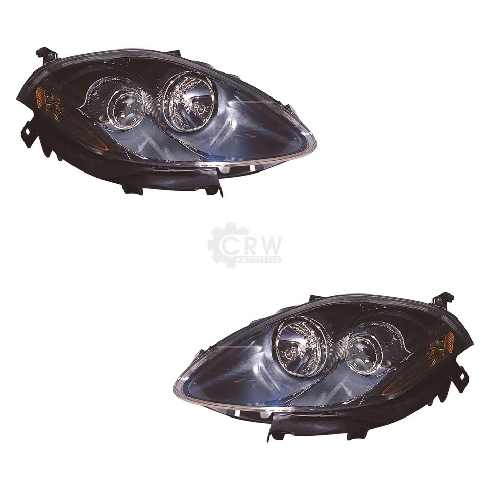 Halogenscheinwerfer Set mit Motor für Fiat Bravo II 198 Bj. 11.2006-12.2014