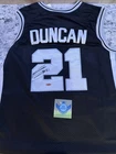 Tim Duncan Autographed San Antonio Spurs Mitchell & Ness Basketball Jersey / COA