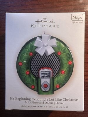 Hallmark Keepsake Ornament 2007 Its Beginning to Sound alot Like Christmas MP3 A