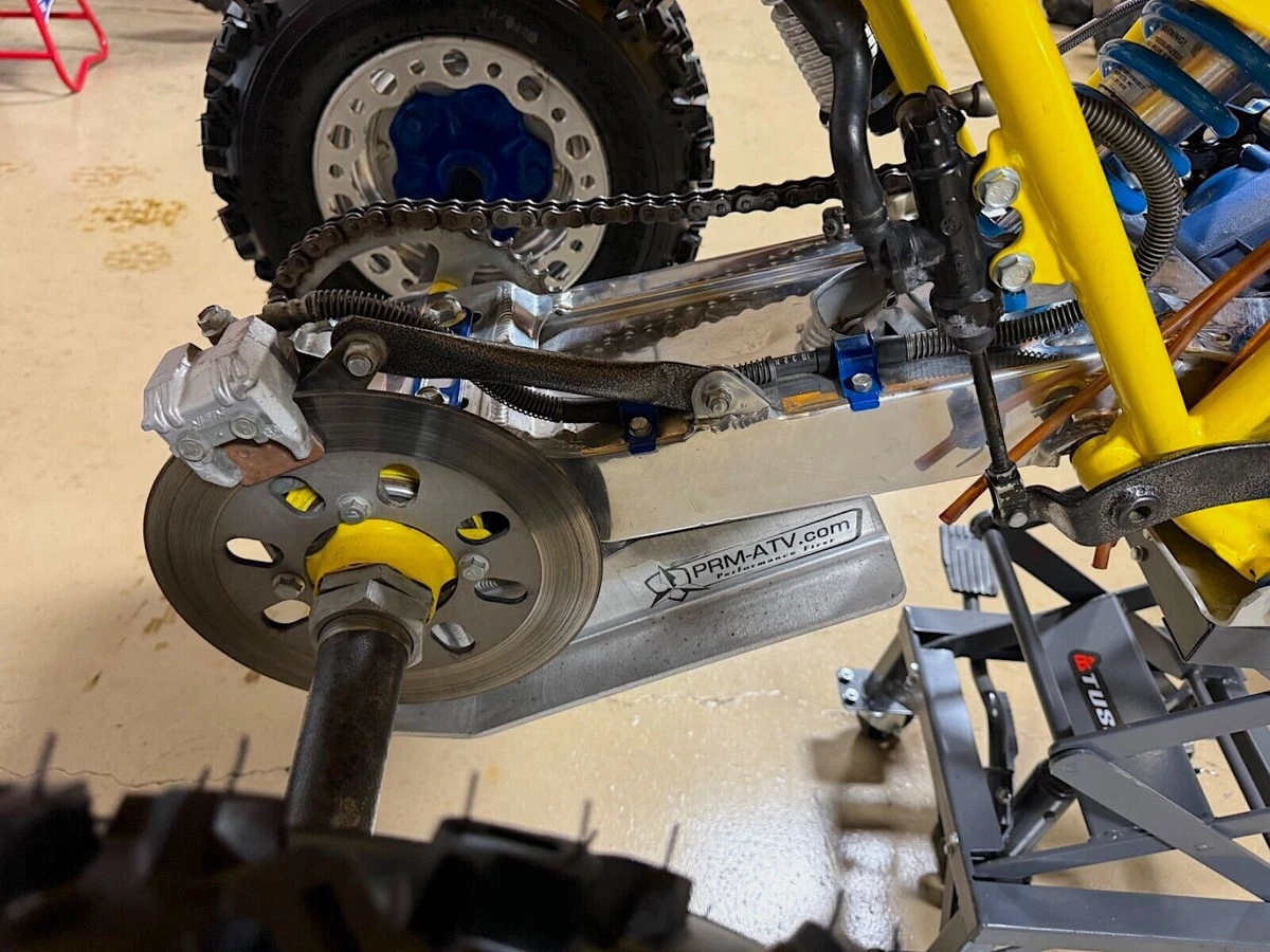1988 Suzuki LT500r Quadzilla - chain, sprocket, rear_brake, skid plate