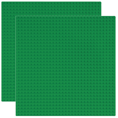 Minizfigs 10'' x 10'' Classic Baseplate for Lego Building Toy Bricks 32x32 Studs
