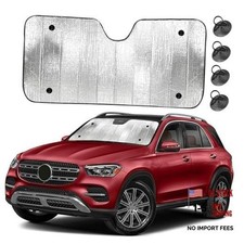 Accordion Windshield Sun Shade for Car, Foldable Front Windshield Medium