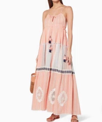 HEMANT & NANDITA rrp$500 ‘BONNY’ MAXIDRESS Sz S BNWT - Picture 2 of 15