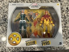 MARVEL LEGENDS ROGUE & PYRO 2-PACK  HASBRO X-MEN ACTION FIGURES NEW IN BOX