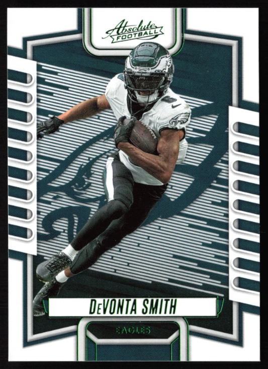 2023 Panini Absolute #100 DeVonta Smith Green