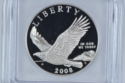 2008-P Bald Eagle Commemorative Silver Dollar PR70 DCAM ICG - Picture 3 of 5