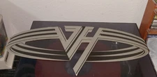 Van Halen - 5150 Carnal Knowledge ? CARDBOARD STORE DISPLAY VH LOGO silver/black