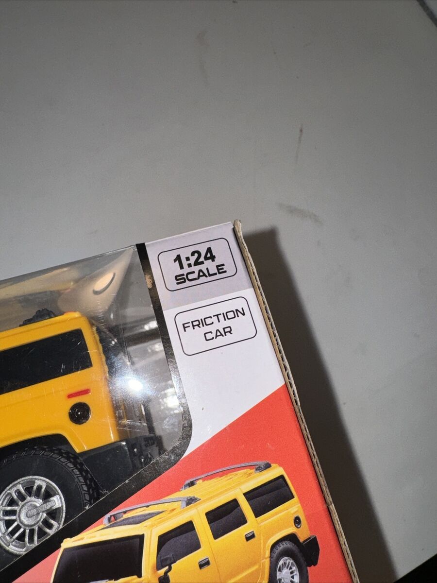 hummer® h2® 1:24 licensed friction car-Yellow Kids SUV | eBay hummer® h2® 1:24 licensed friction car-Yellow Kids SUV | eBay