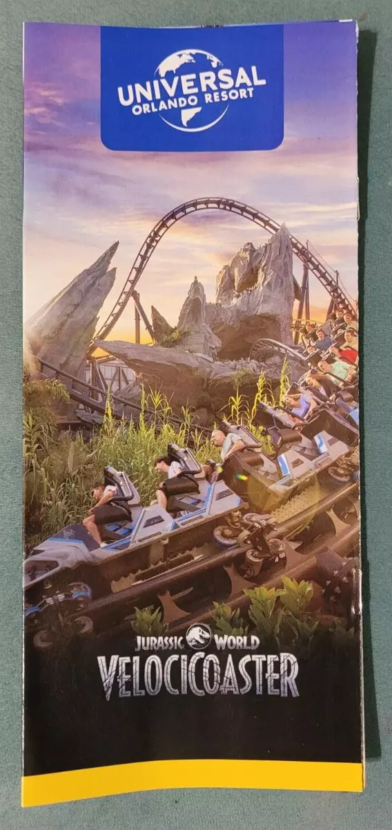 NEW Collectible 2023 Universal Orlando resort 2 Park Guide Map