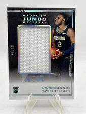 2020-21 Panini Noir #RJM-XAT Xavier Tillman Rookie Jumbo Material #/99