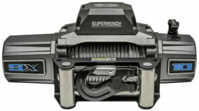 Superwinch SX10000 12VDC Winch 10000lbs Single Line Pull 85' Steel Cable 5.5 HP