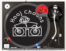 Hooj Choons - 7"-12" DJ slipmat for LP turntable record player
