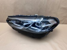 2022 2023 2024 BMW X3 X4 G01 G02 LEFT SIDE LED CHROME TRIM HEADLIGHT OEM