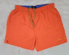 IZOD PFX Perform X Mens Swimwear Swim Trunks Shorts Size L Orange