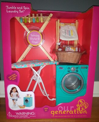 Our Generation Doll Doll Washer And Dryer Set My Life As Laundry