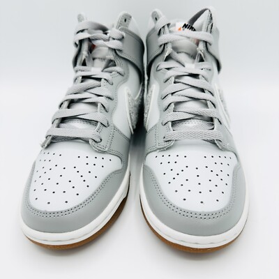 Nike Dunk High University Chenille Swoosh Smoke Grey Men's Sizes