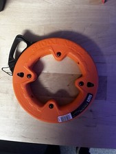 Klein Tools 56001 1/8  Wide Steel Fish Tape, 50ft. Used Once, Electrical Tools
